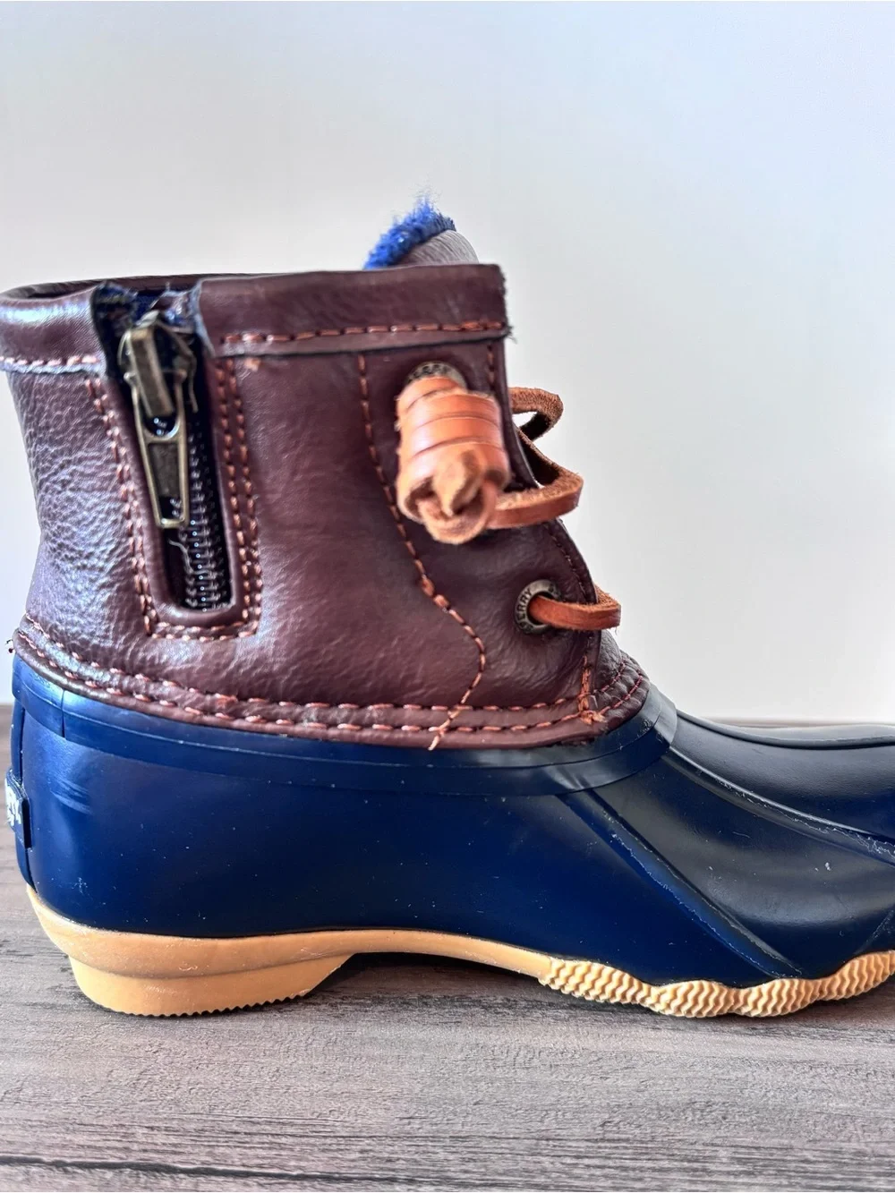 Sperry Saltwater Top Sider Unisex Duck Rain Boots - Kids Size 9M